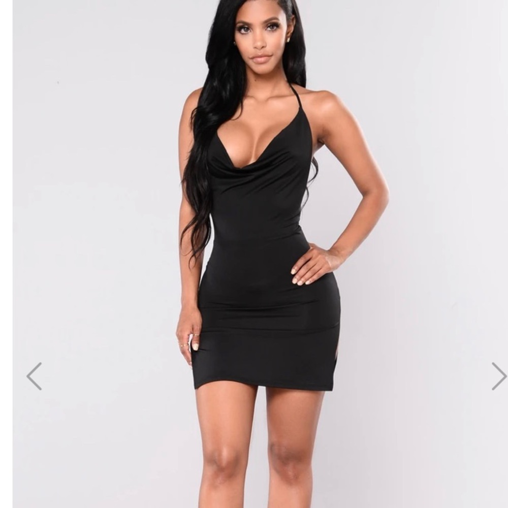 Kinsley mini black dress